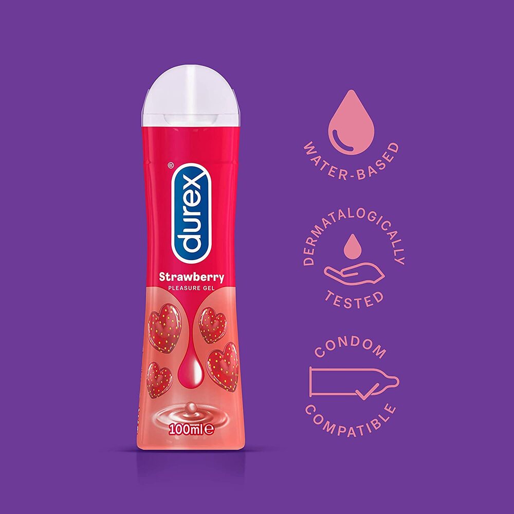 Durex Morango Gel Lubrificante 100ml