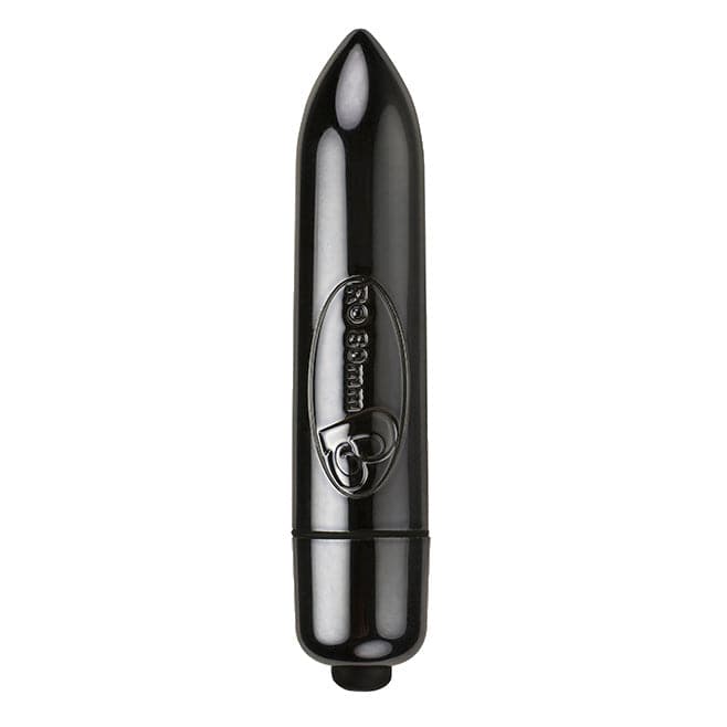 Vibrador de bala de metal Rocks Off de 80 mm de color medianoche