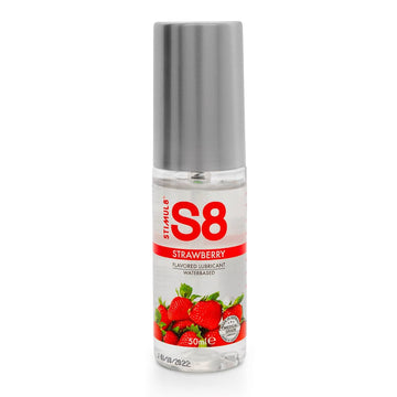 Lubricante S8 sabor fresa 50 ml