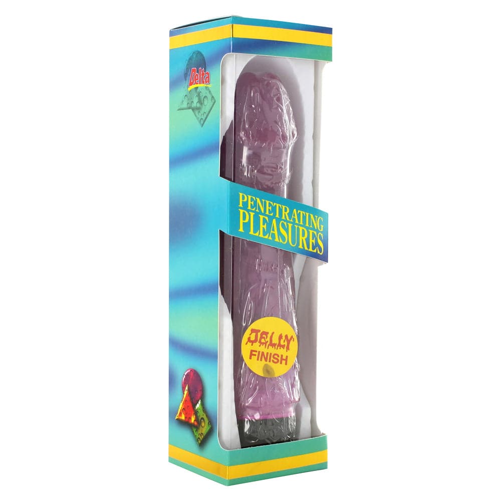 Vibrador Jelly 9 Polegadas Roxo