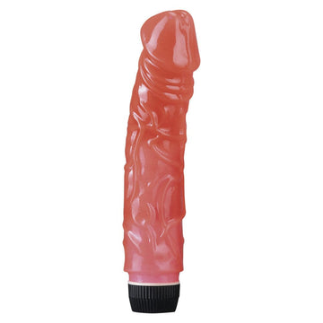 Vibrador Jelly Glitter Rosa