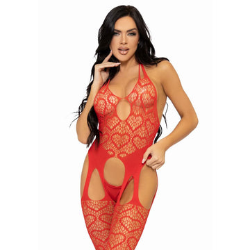 Leg Avenue Net Suspender Body Reino Unido 6 a 12