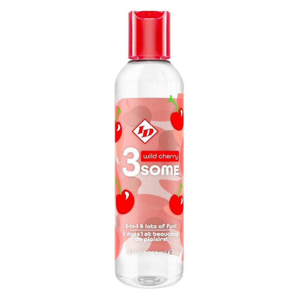 ID 3some Wild Cherry 3 em 1 Lubrificante 118ml