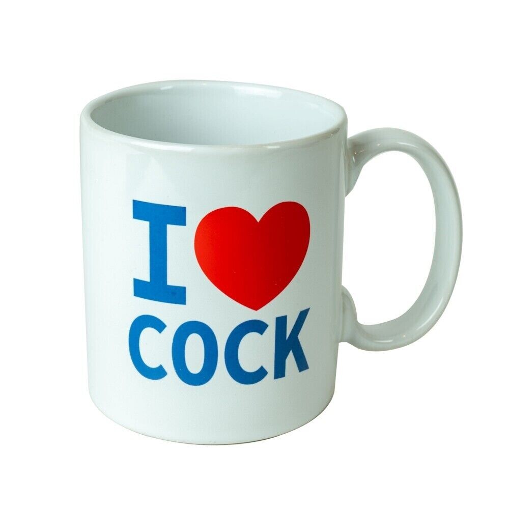 Caneca branca eu amo galo