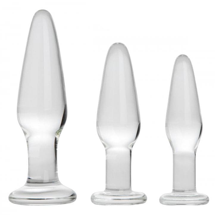 Kit de tapón anal de vidrio de 3 piezas XR Dosha