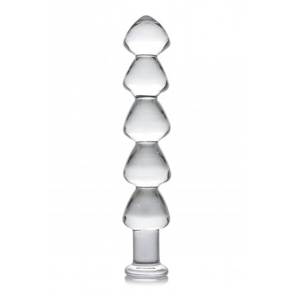 Master Series Drops Anal Links Dildo de vidro