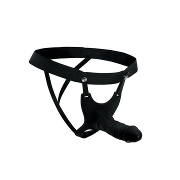 Consolador de silicona hueco Size Matters con correa