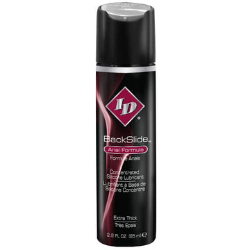 Lubricante anal de fórmula ID BackSlide de 2,2 oz