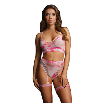 Le Desir Bliss Conjunto de 2 peças com ligas Tie Dye Reino Unido 6 a 14