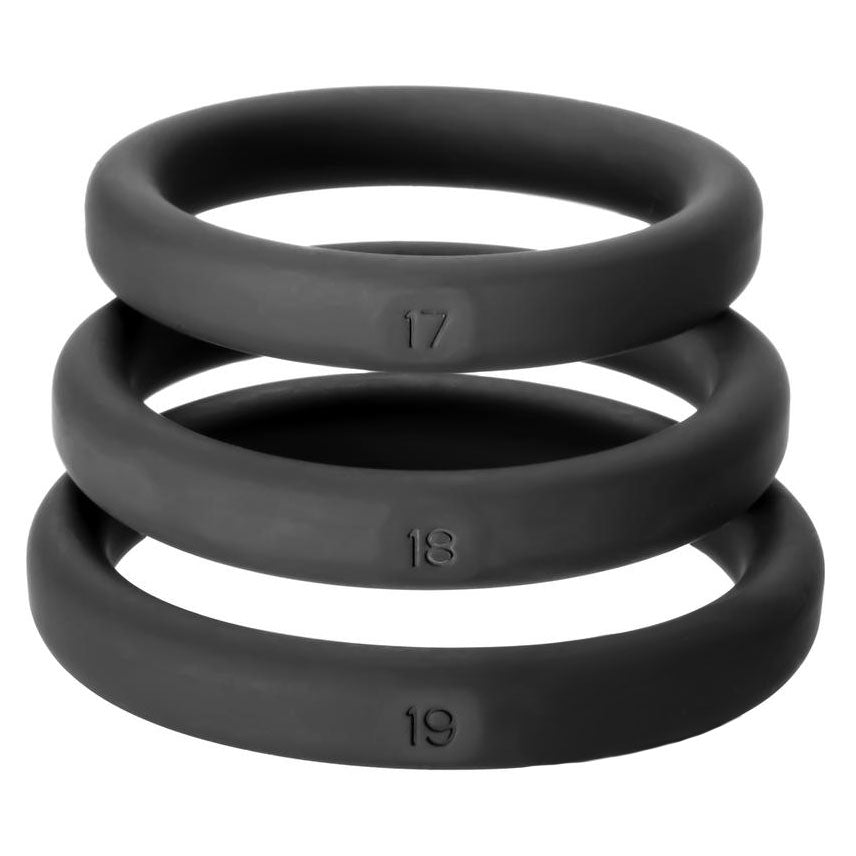 Anel peniano Perfect Fit Xact-Fit tamanhos 17, 18, 19