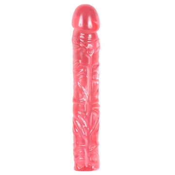 Pene clásico de gelatina rosa de 10 pulgadas