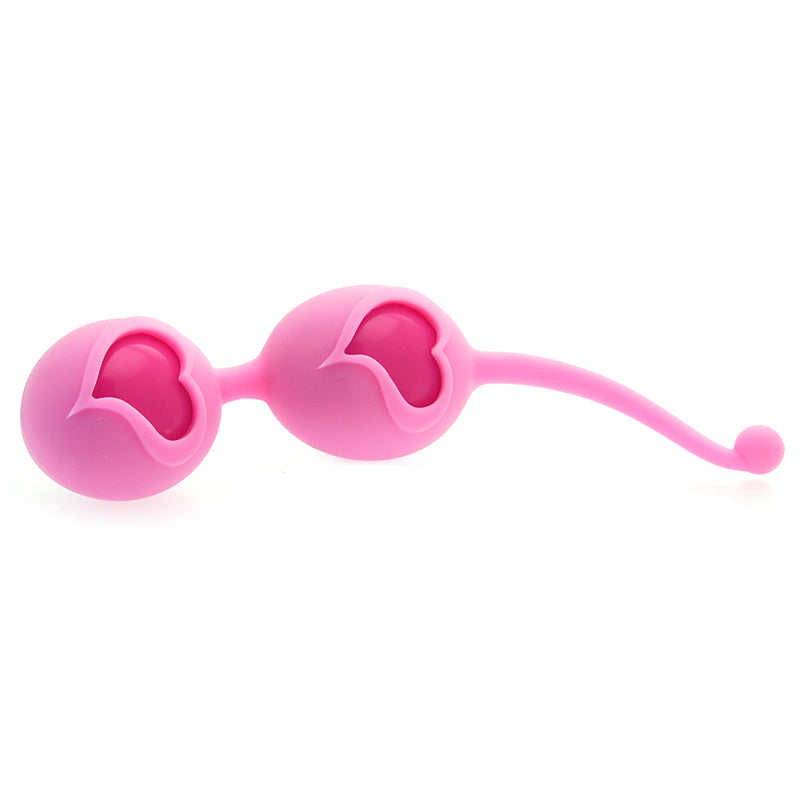 Bolas de amor desi de FeelzToys de color rosa