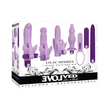 Kit borboleta recarregável de silicone Evolved Lilac Desires