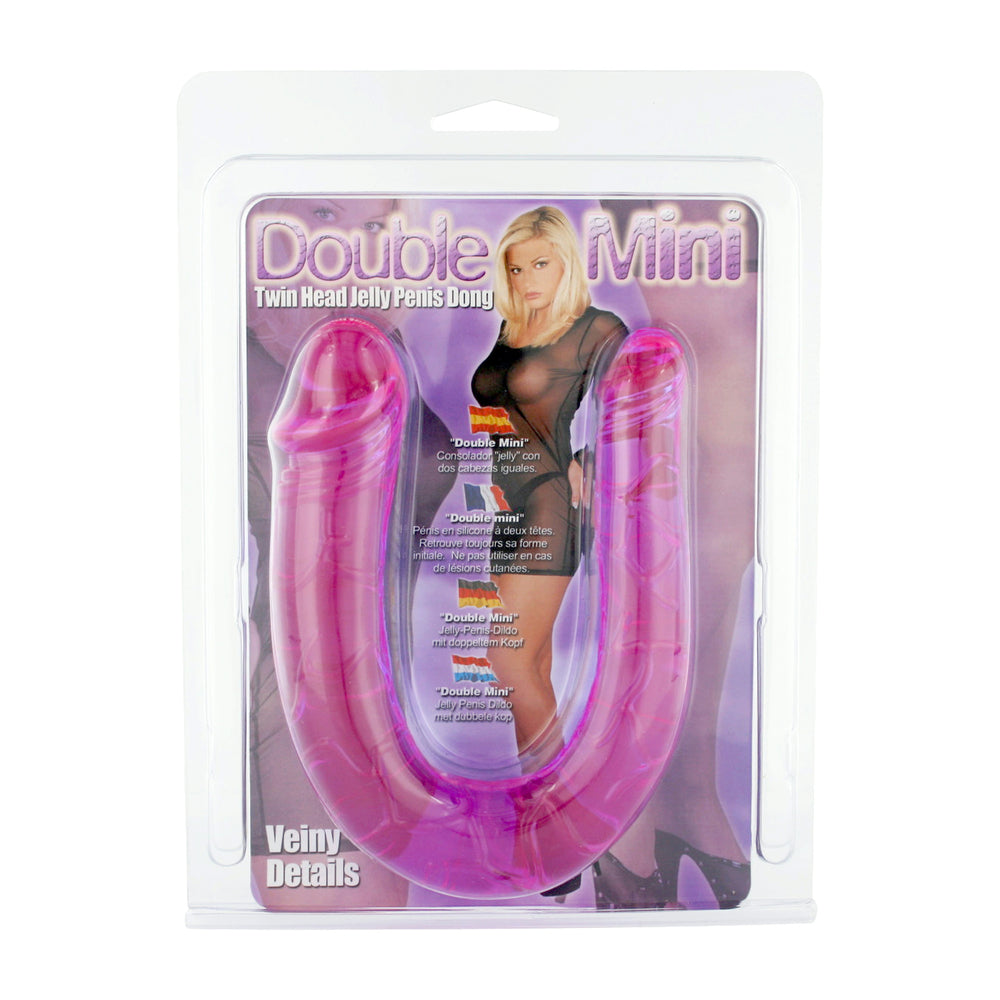 Duplo Mini Twin Head Jelly Penis Dildo