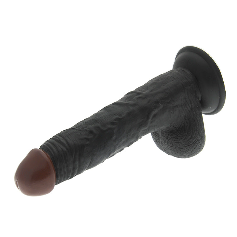 Hoodlum 8,5 polegadas dildo preto realista