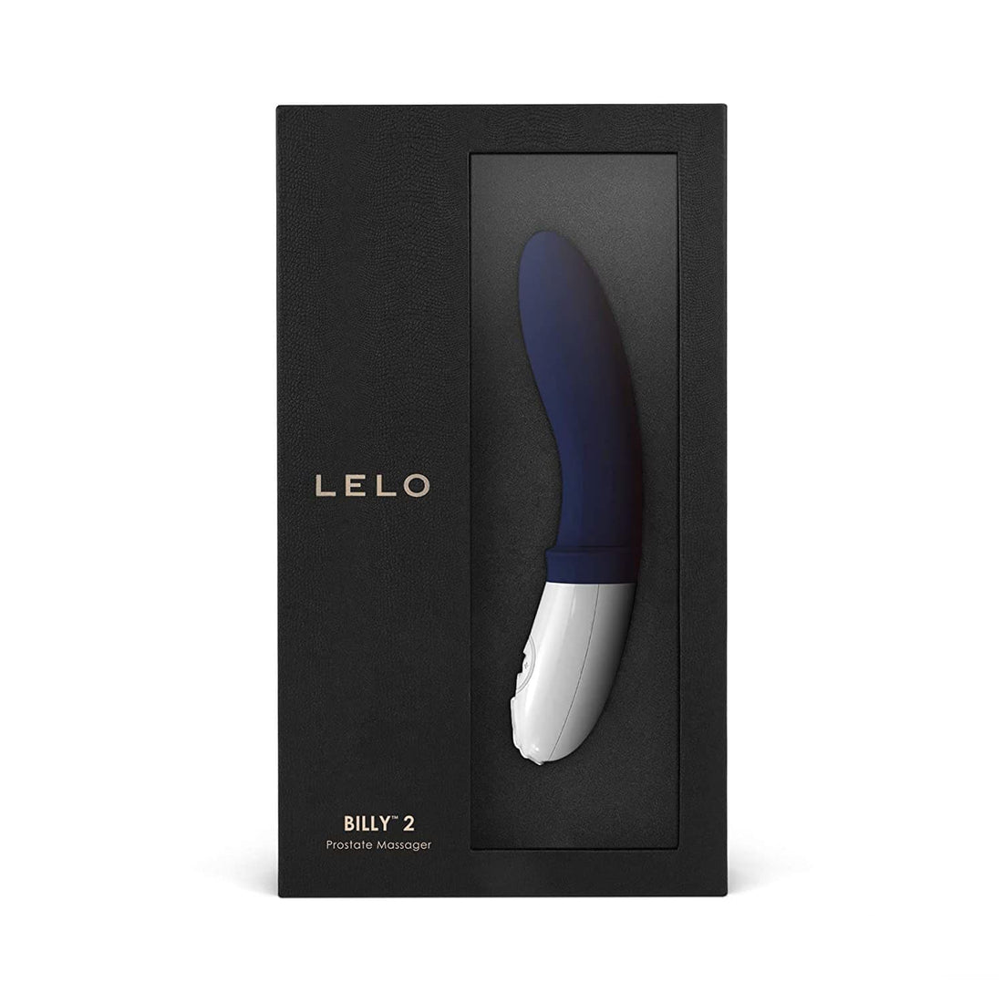 Masajeador de próstata recargable de lujo Lelo Billy 2 Deep Blue