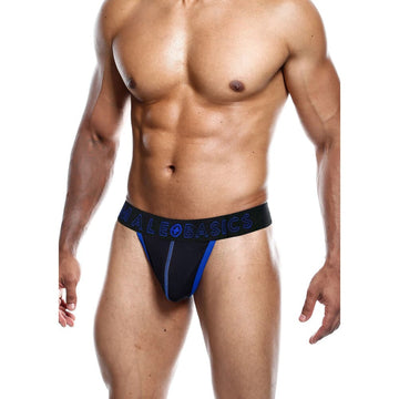 Masculino Basics Neon Thong Azul Tamanho: Médio