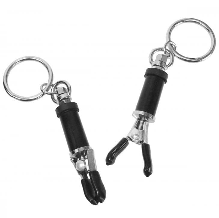 Grampos de mamilo Master Series Bondage Ring Barrel