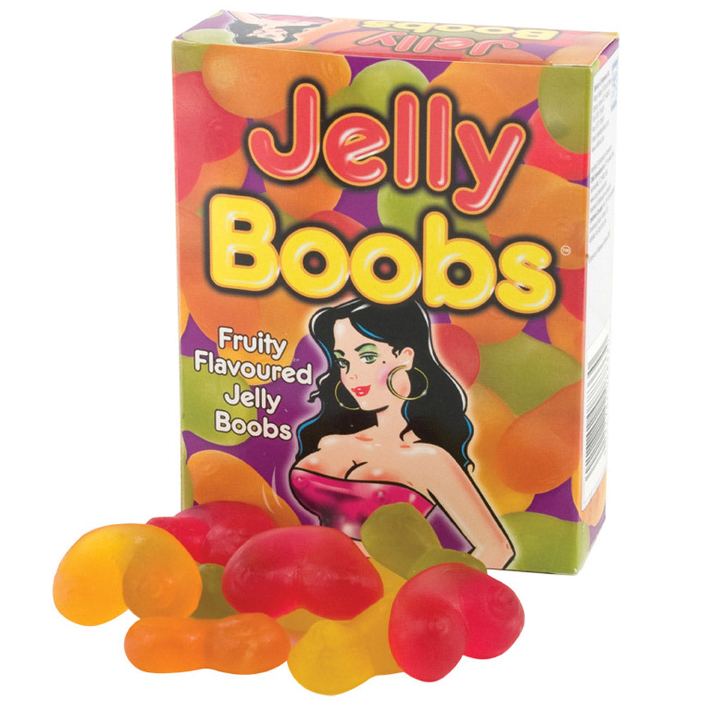 Peitos de gelatina com sabor de frutas