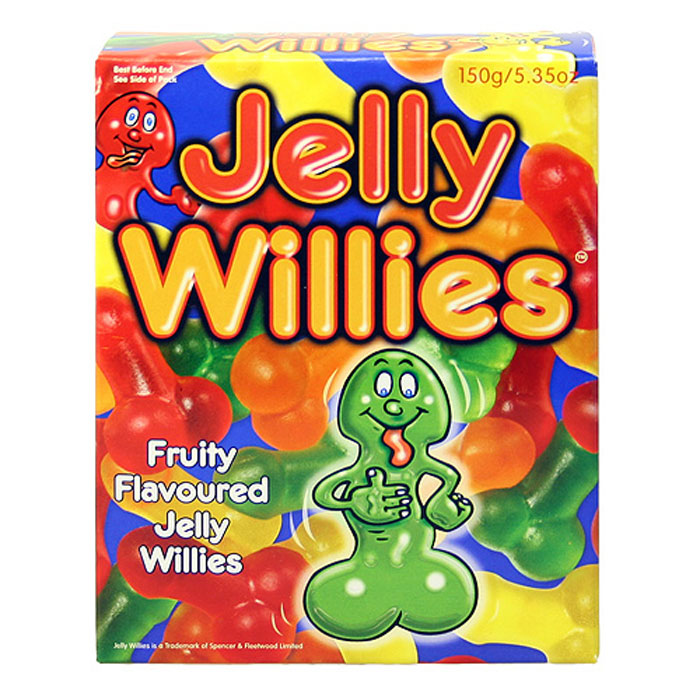 Jelly Willies com sabor de frutas