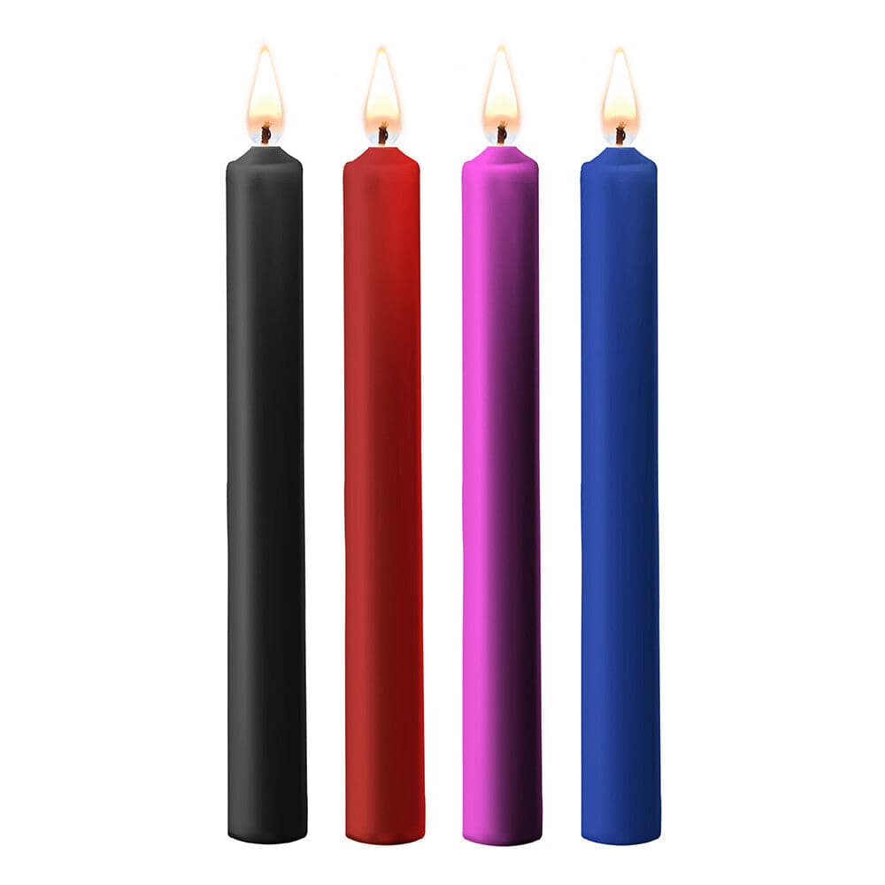 Velas de cera provocantes, pacote com 4 unidades, grande