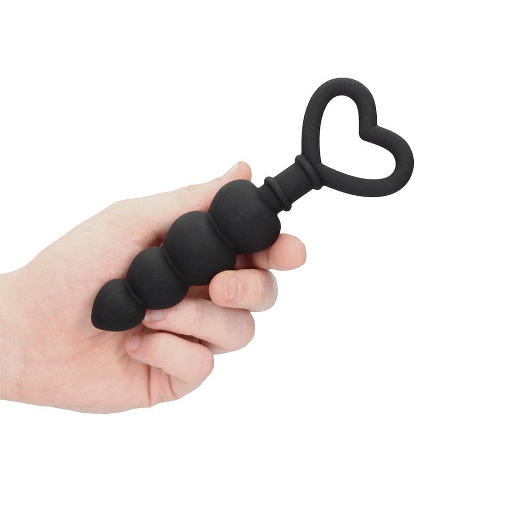 Ouch Silicone Anal Love Beads Preto