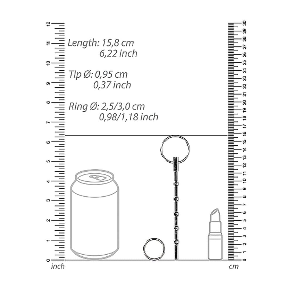 Dilatador de acero inoxidable con anillo Ouch