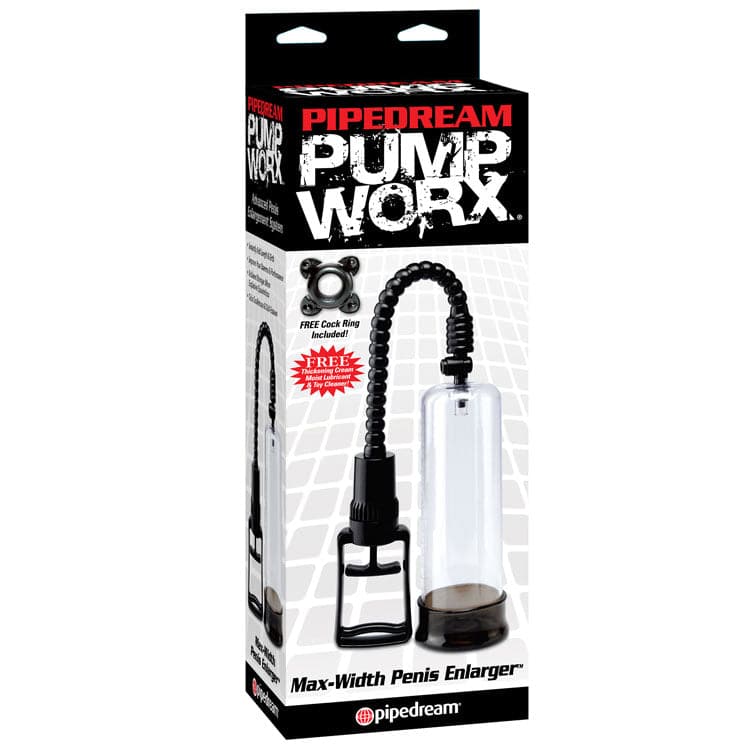 Alargador de pene de ancho máximo Pipedream Pump Worx