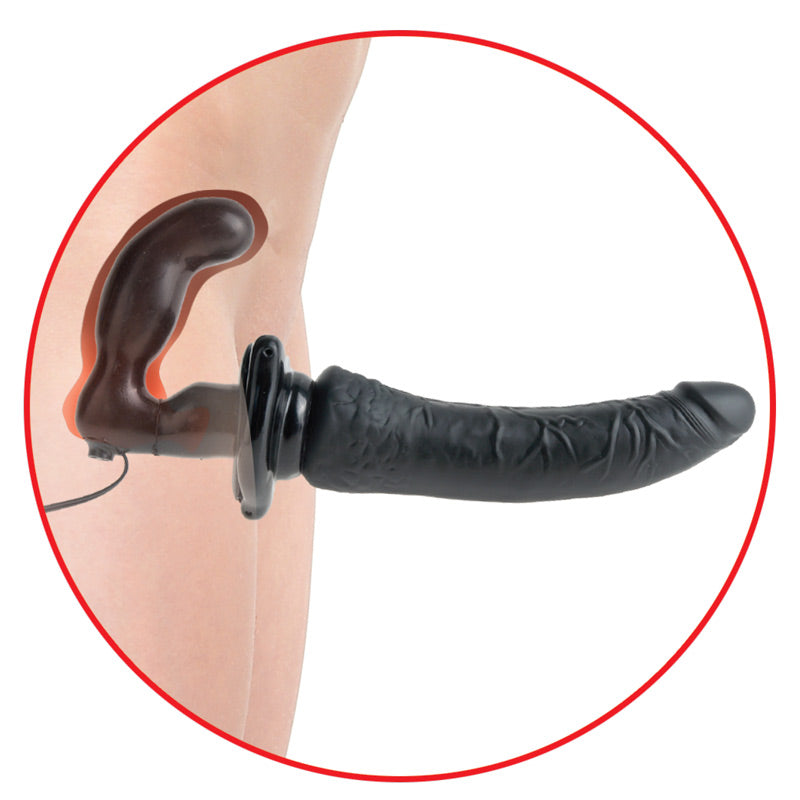 Fetiche Fantasia Vibratória Strap-On Dildo