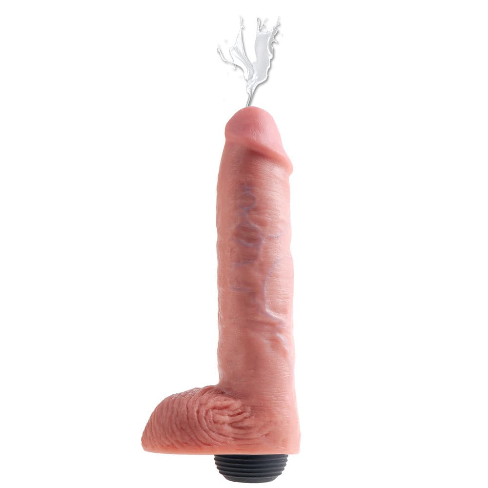 King Cock 11 polegadas esguichando galo com bolas de carne