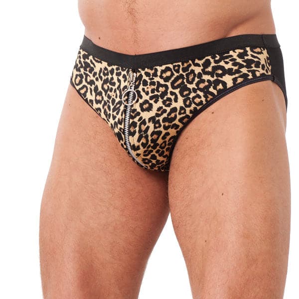 Cuecas Masculinas Animal Print Com Zíper