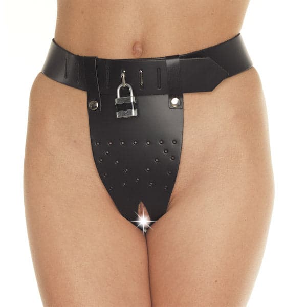 Braguita de castidad de cuero Talla: SM