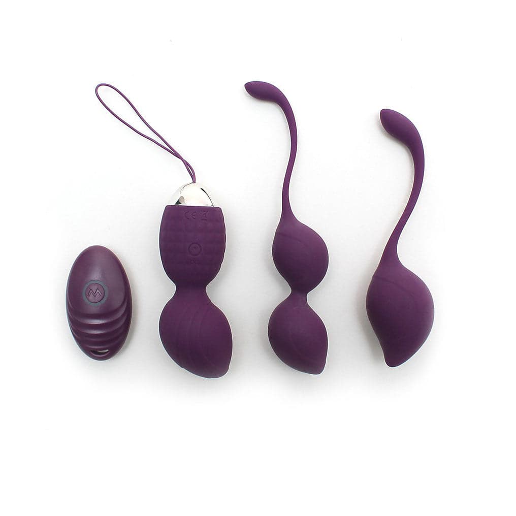 Rimini Vibrating Kegel Ball Set com controle remoto