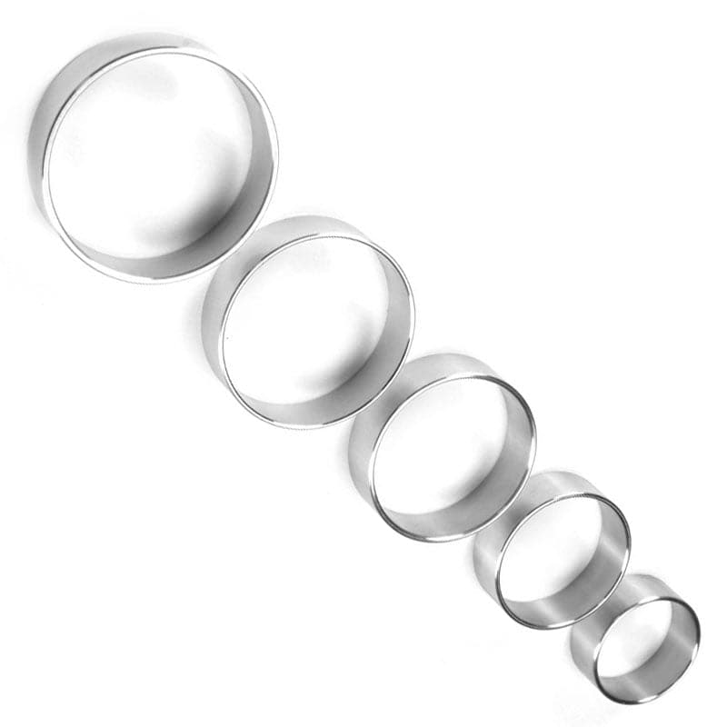 Anillo para el pene de metal fino de 1,35 pulgadas de diámetro