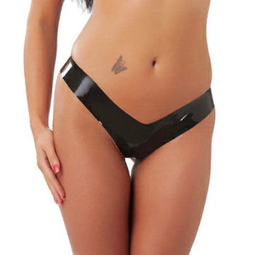 Rubber Secrets Thong Tamanho: Grande