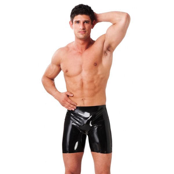 Bermudas de látex para hombre, talla: extragrande