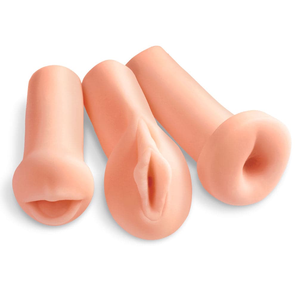 Pipedream Extreme Toyz Todos os 3 buracos Masturbadores