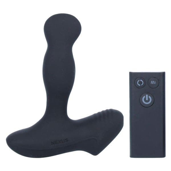 Massageador de próstata com controle remoto rotativo Nexus Revo Slim