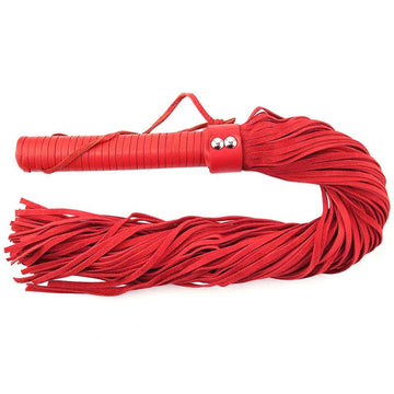 Flogger de ante rojo de Rouge Garments