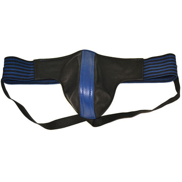 Rouge Garments Jock Black And Blue Size: Medium