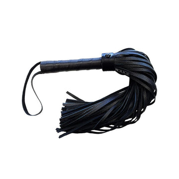 Flogger negro liso de Rouge Garments