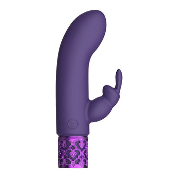 Royal Gems Dazzling Recarregável Rabbit Bullet Roxo