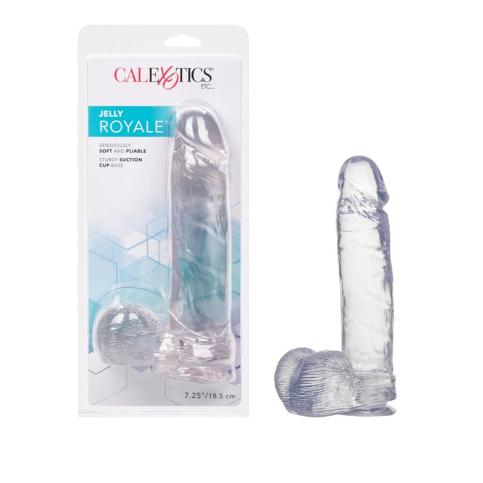 Pene transparente Jelly Royale de 7,25 pulgadas