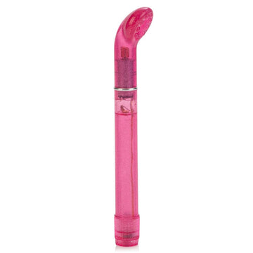 Excitador de clítoris multivelocidad Slimline de color rosa