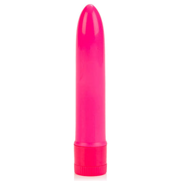 Mini vibrador multivelocidade rosa neon