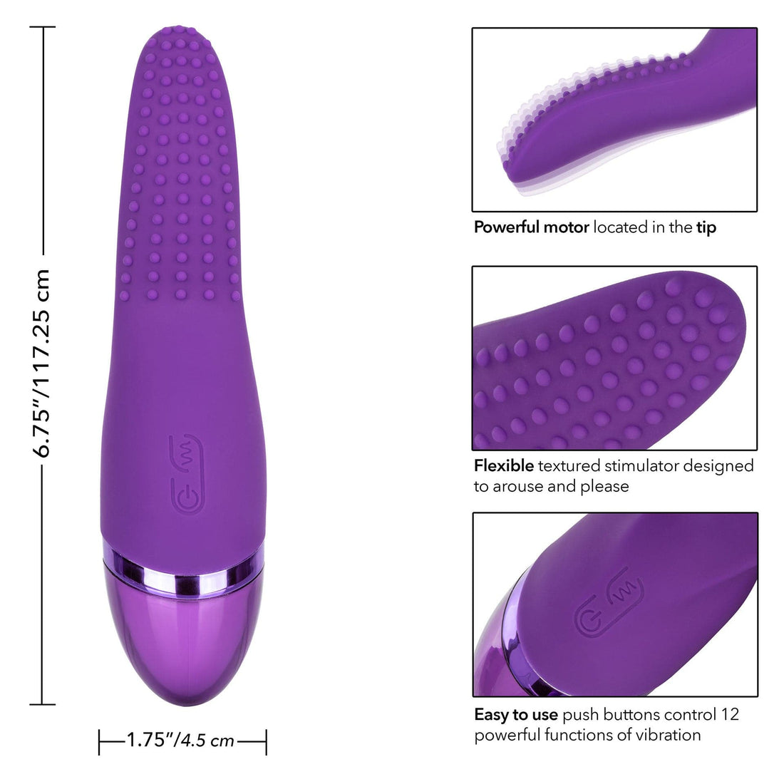 Vibrador Clitóris Recarregável Aura Tickler