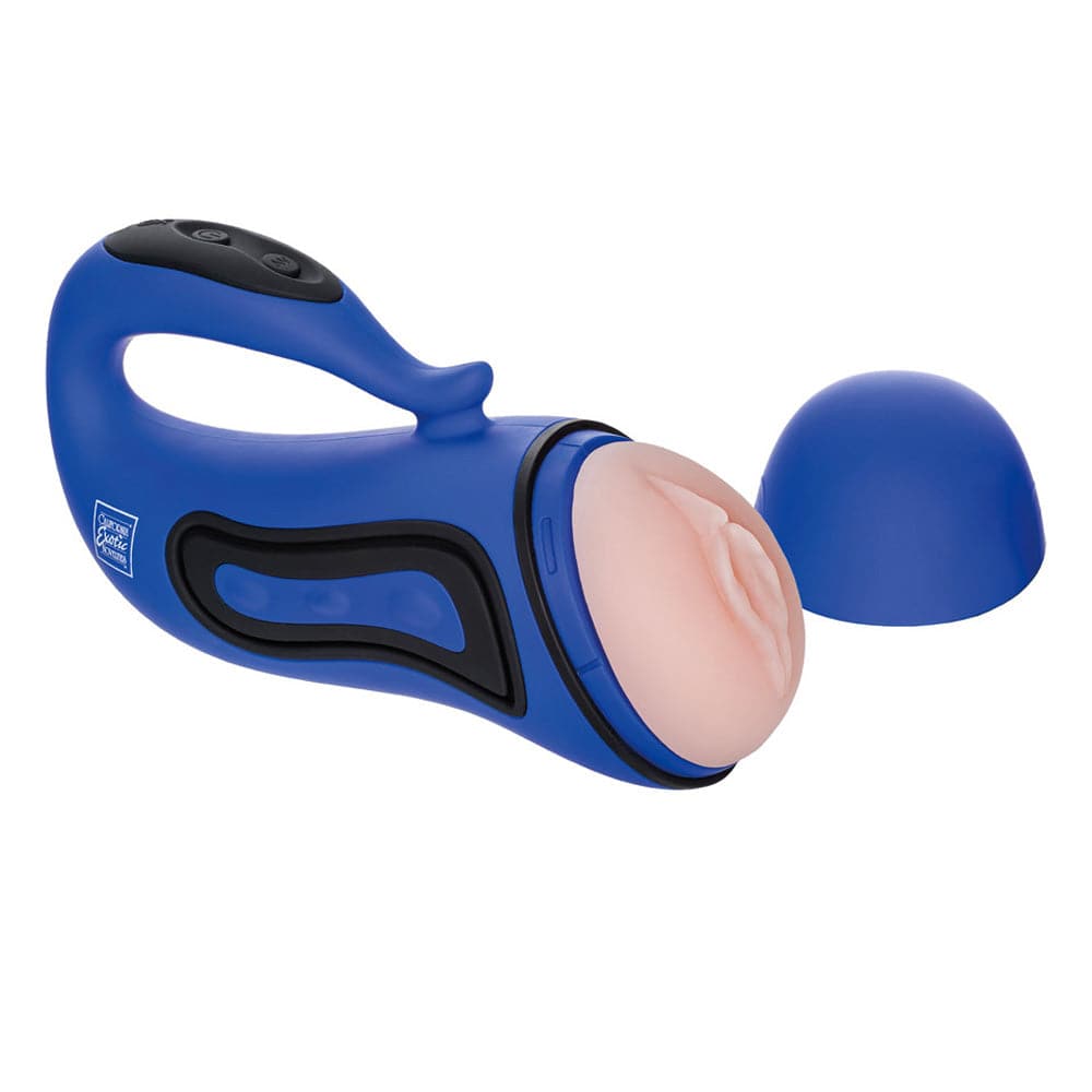 Apollo Alpha Stroker 2 Masturbador Azul Recarregável