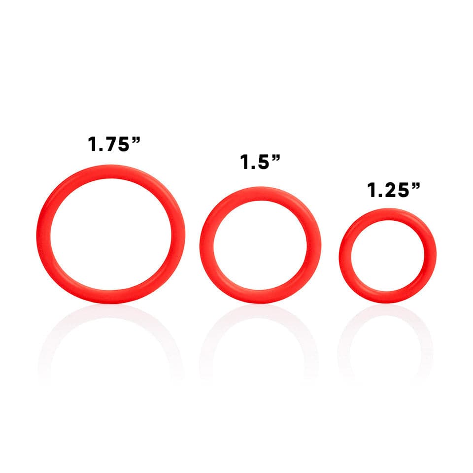 Juego de tres anillos para el pene Tri-Rings