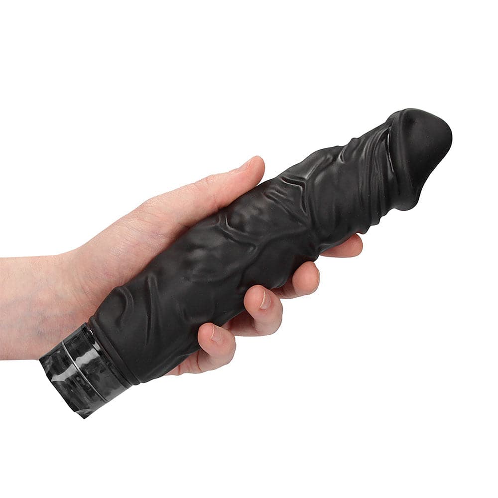 Vibrador realista de 10 velocidades color negro