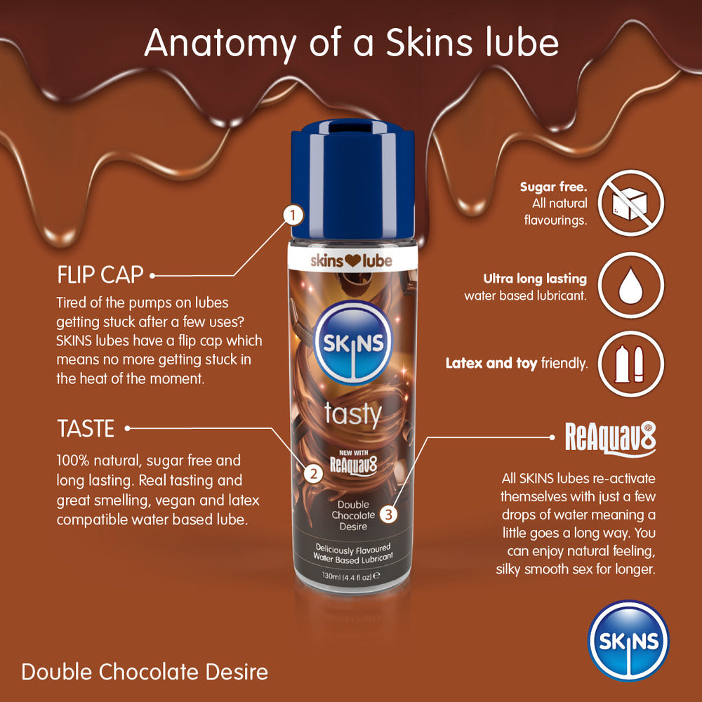 Lubricante a base de agua Skins Double Chocolate Desire 130 ml